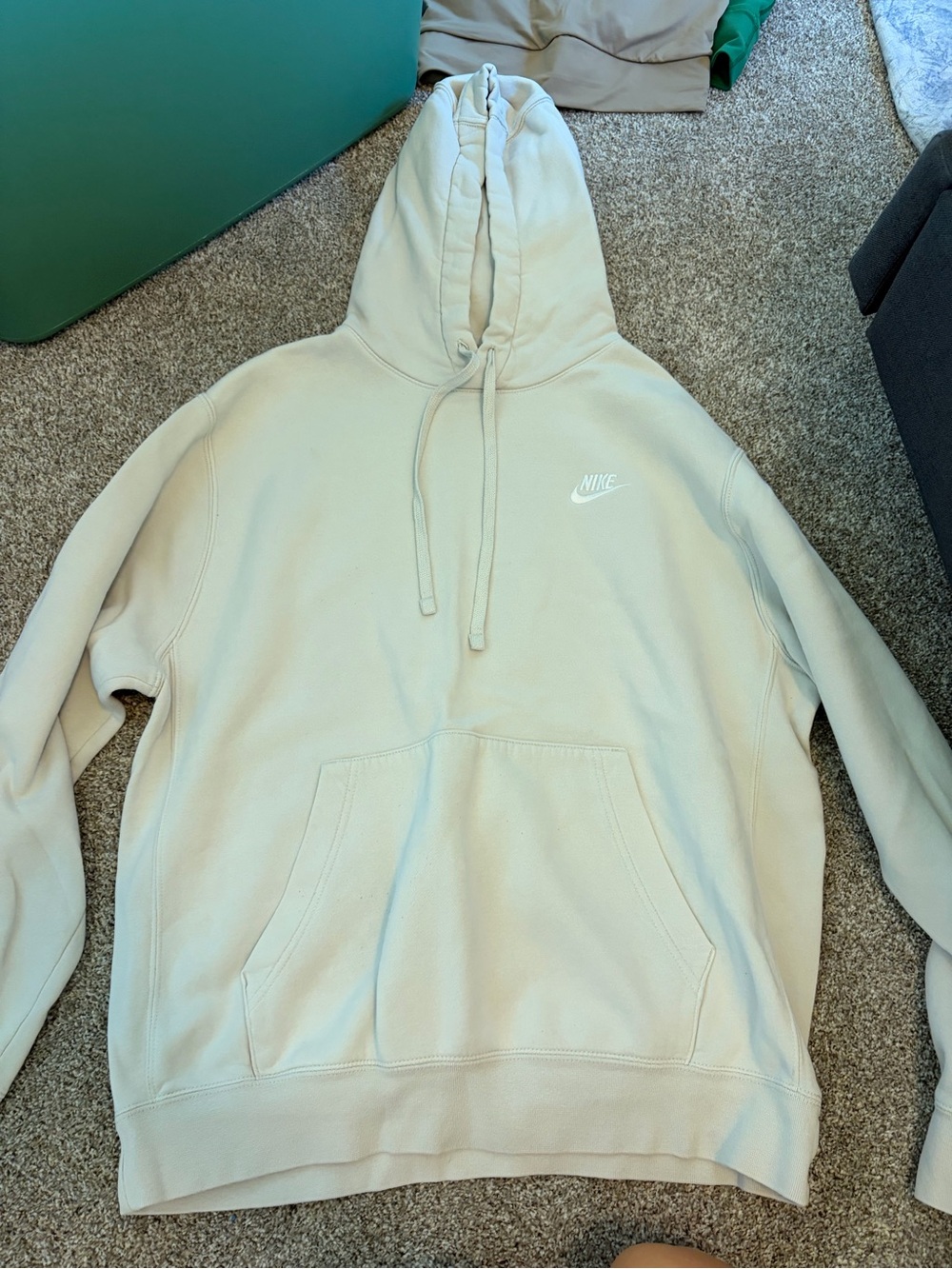 Nike Men’s Light Cream Hoodie Pullover